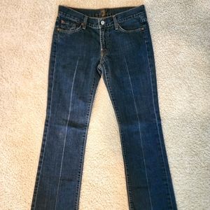 7 Jeans, Dark Blue Denim - Size 28 - Perfect Condition